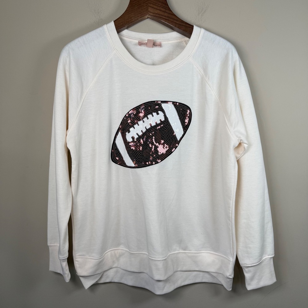 Philosophy Football Sequined Sweatshirt XL Gameday